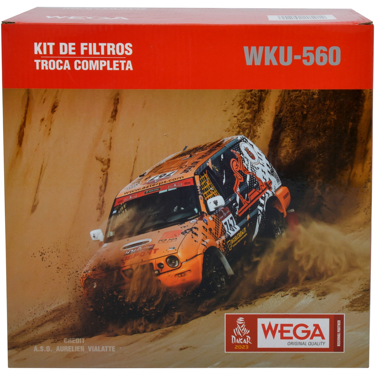 Kit Troca Completa Filtros Ar Combustível Óleo para Hyundai HR 2.5 16V 19/24 - Wega - WKU-560