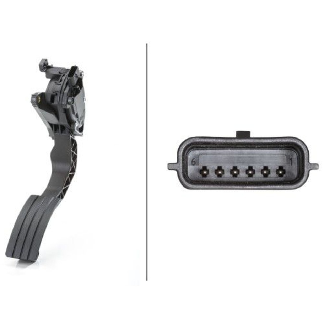 Pedal do Acelerador Manual para Renault Duster e Sandero Stepway - Hella - 6PV009978721