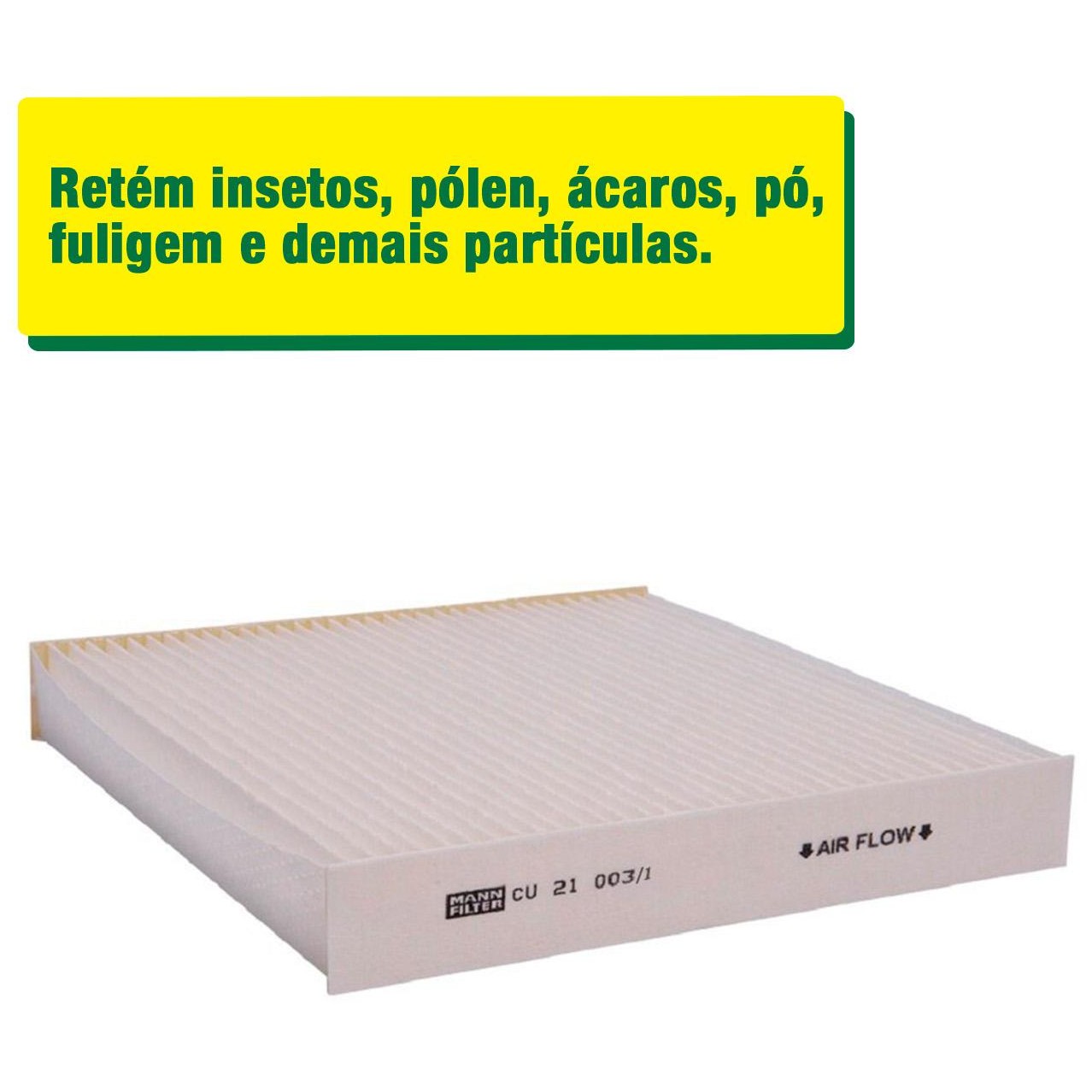 FIltro de Ar Condicionado Cabine - Mann-Filter - CU21003/1
