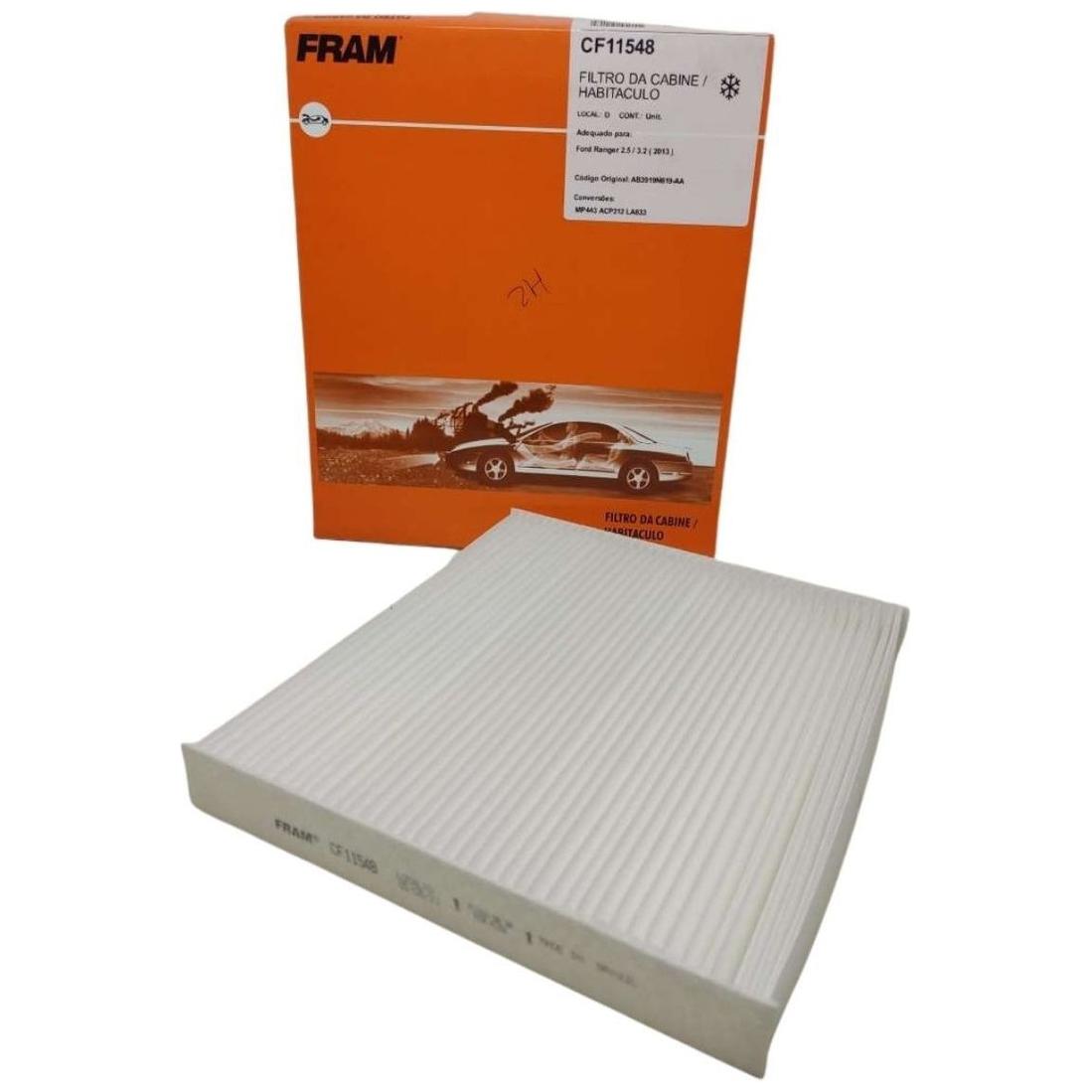 Filtro de Ar da Cabine para Ford Ranger - Fram - CF11548