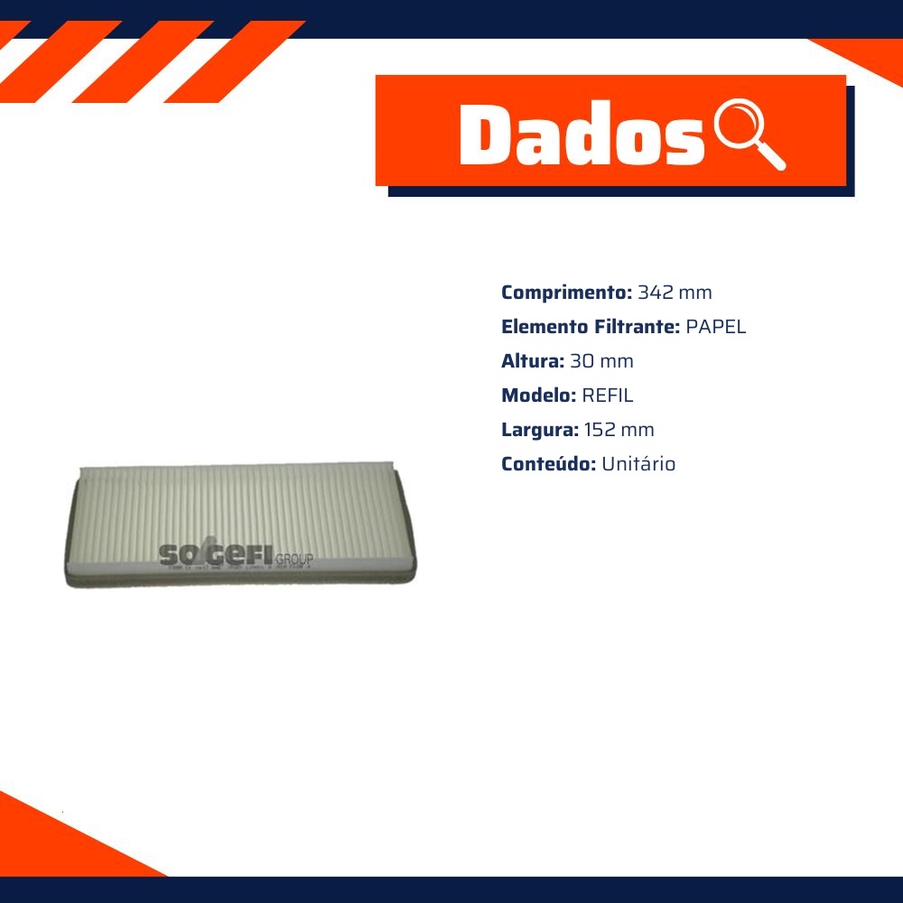 Filtro de Ar da Cabine para Ford Fiesta e Ka - Fram - CF5817