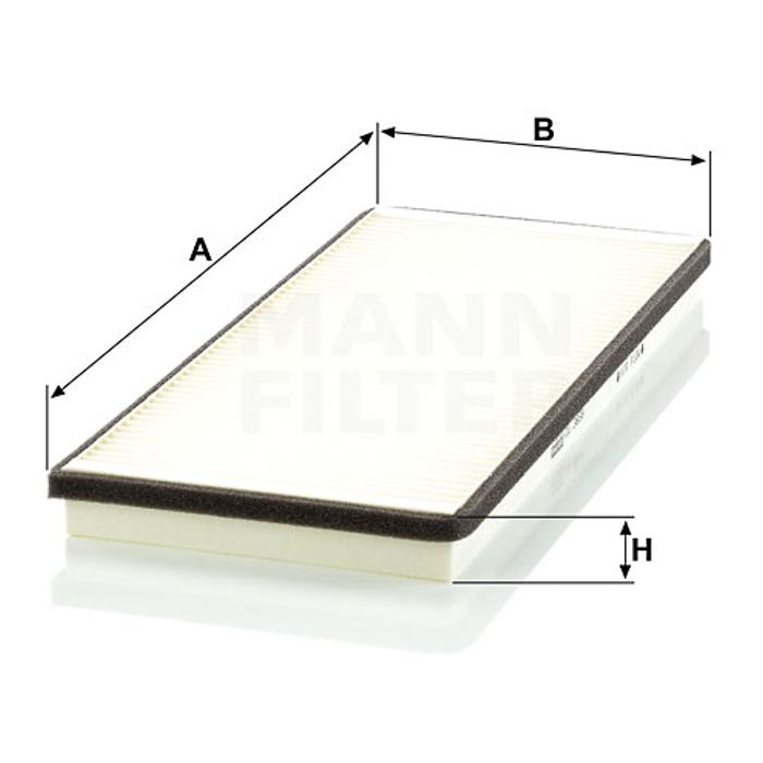 FIltro de Ar Condicionado Cabine - Mann-Filter - CU 3858