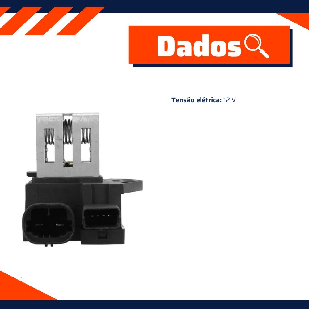 Resistência 12V Eletroventilador - Multiqualita - MQ1081