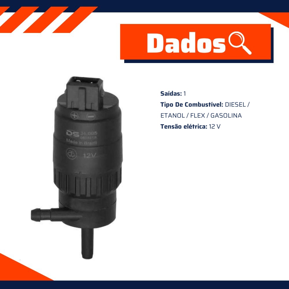 Bomba do Lavador de Para-brisa - DS - 31005