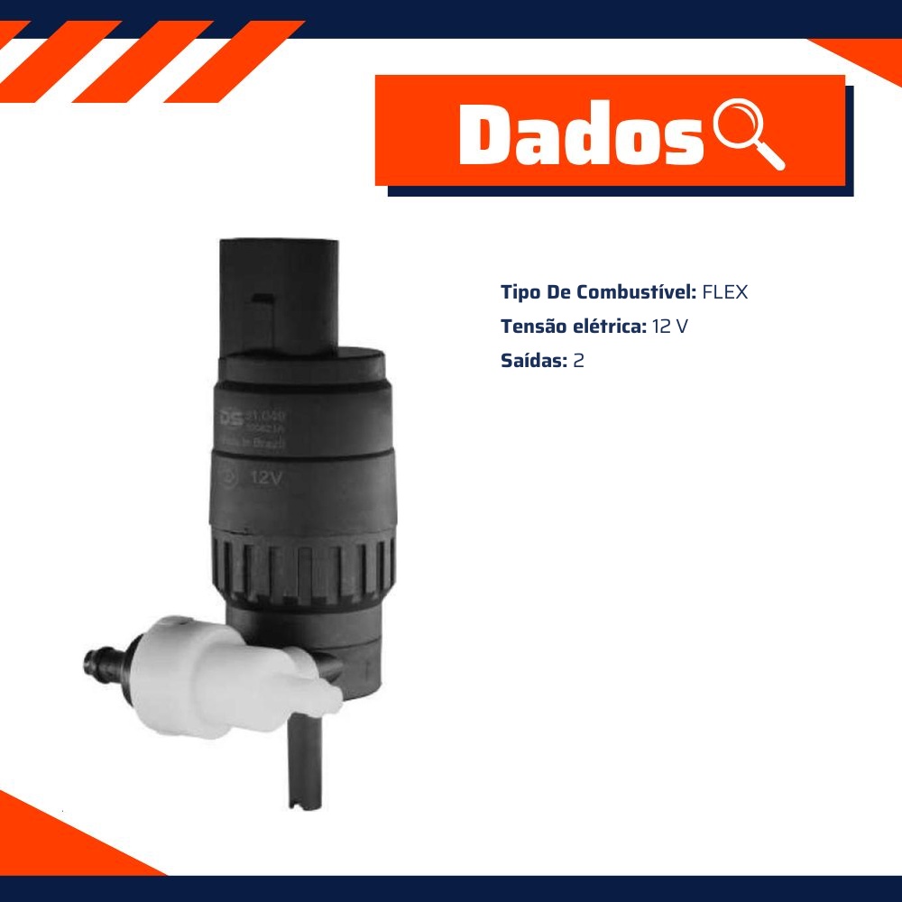Bomba do Lavador do Para-brisa 12V - DS - 31049