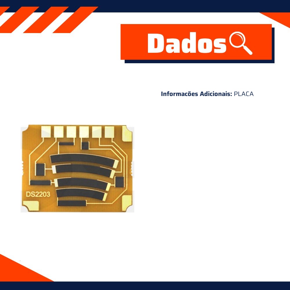 Sensor de Posição do Pedal Placa - DS - 2203