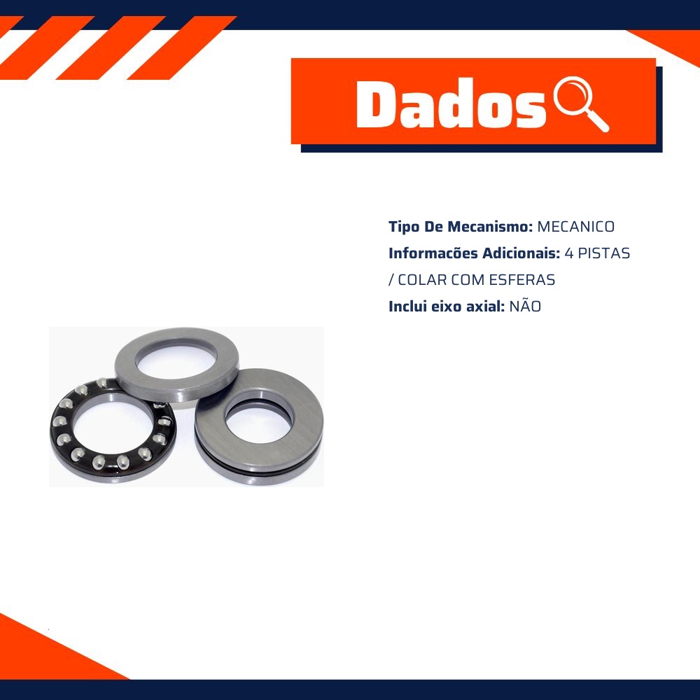 Caixa de Direção Mecânica para Sundown Max 125 Yamaha Ybr 125 Factor - Danidrea - 5017