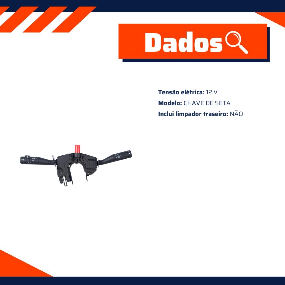 Chave de Seta 12V - Multiqualita - FD91001