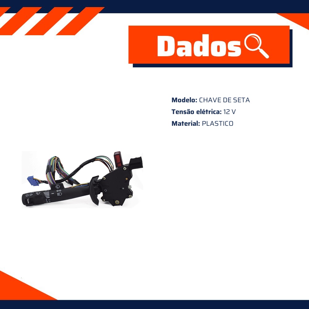 Chave de Seta para Chevrolet Blazer e S10 - Multiqualita - GM91915
