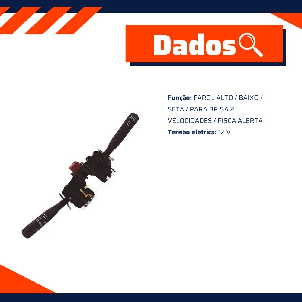Chave de Seta 12V para Chevrolet Celta e Prisma - Multiqualita - GM91937