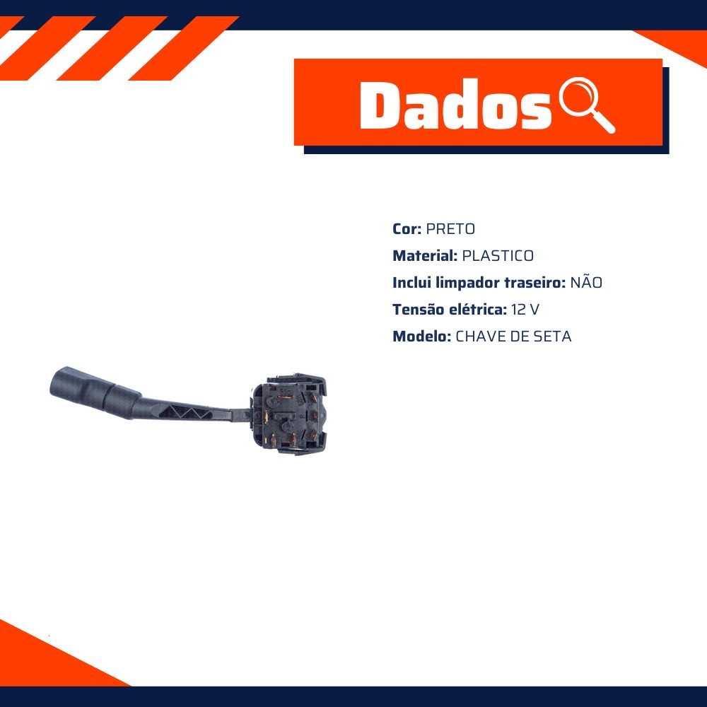 Chave de Seta 12V - Multiqualita - GM92076