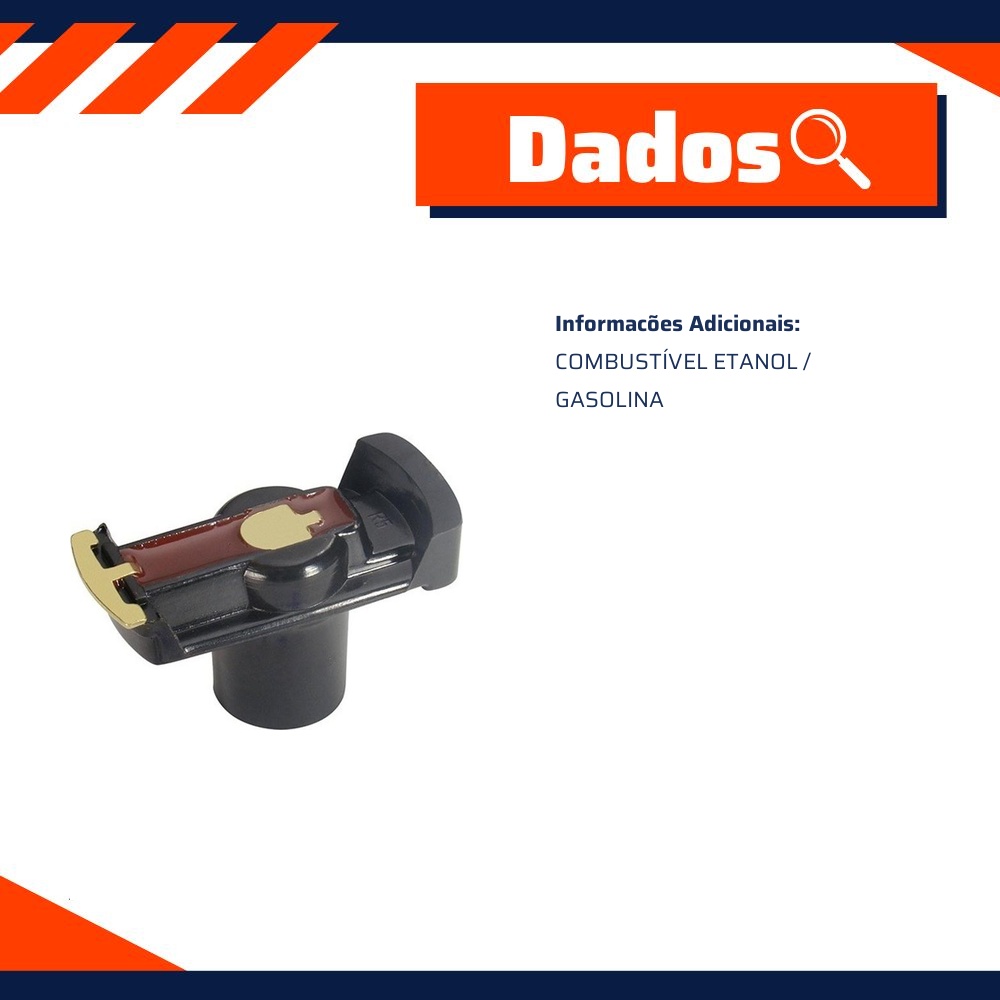 Rotor Distribuidor Combustível Gasolina - Olimpic - 21 216