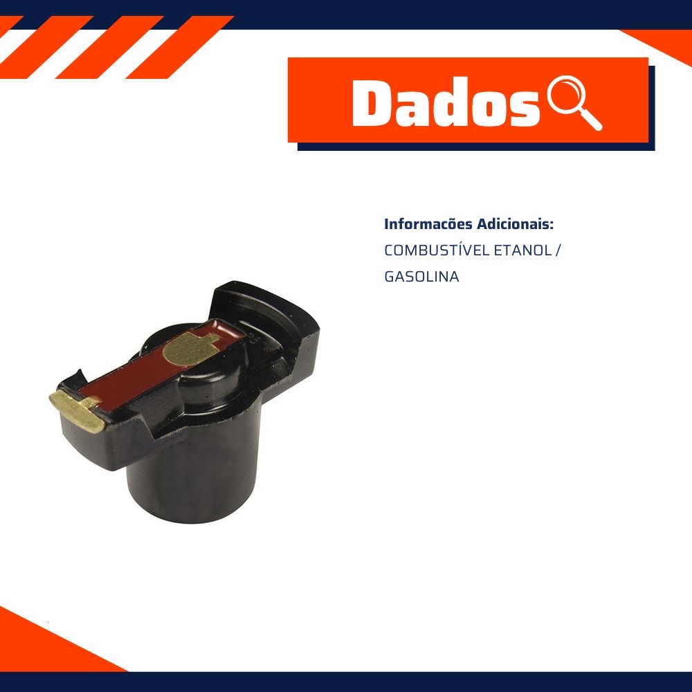 Rotor Distribuidor Combustível Etanol Gasolina - Olimpic - 21 712