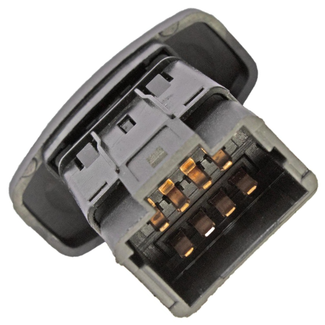 Interruptor Botão do Pisca Alerta 12V Preto - DNI - 2161