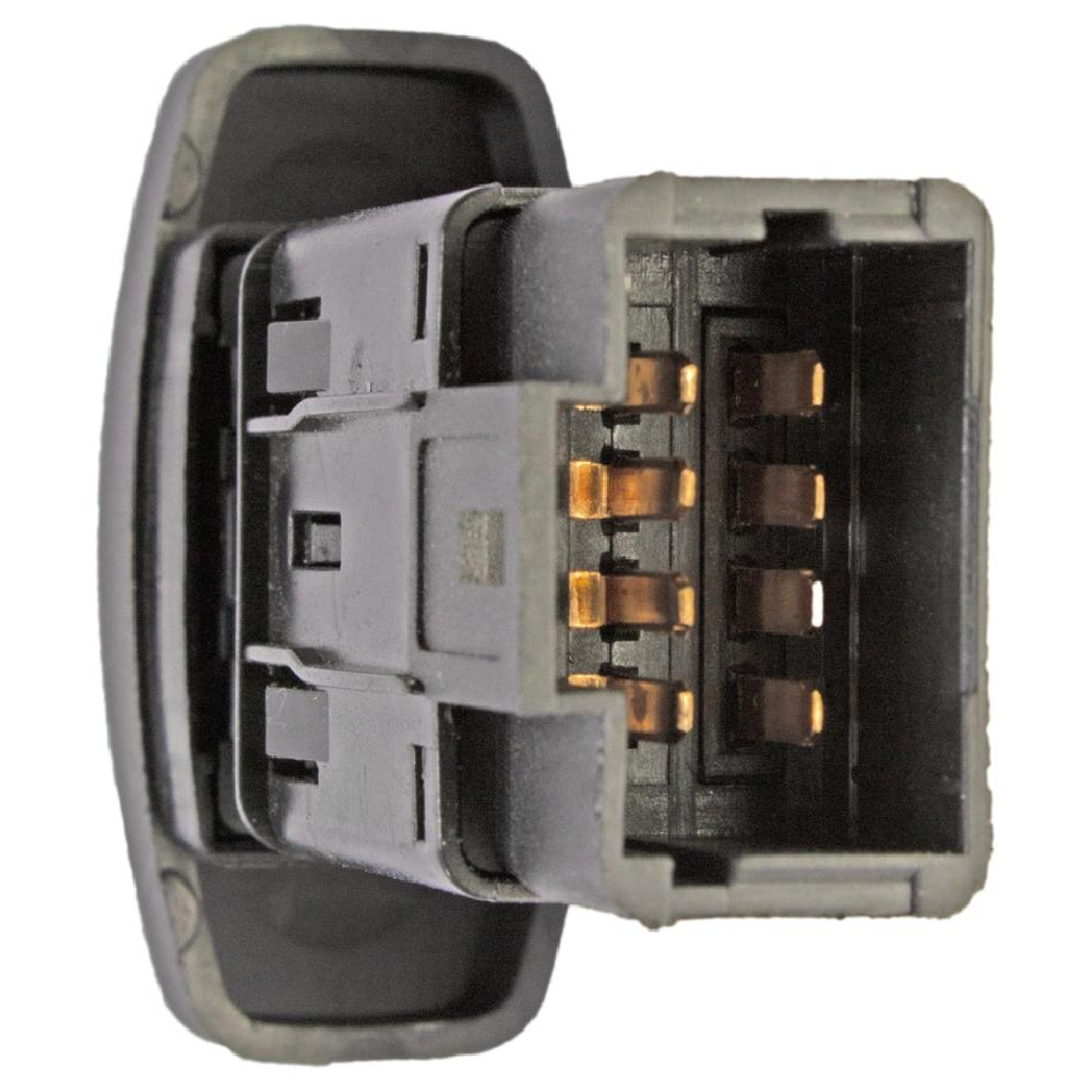 Interruptor Botão do Pisca Alerta 12V Preto - DNI - 2161