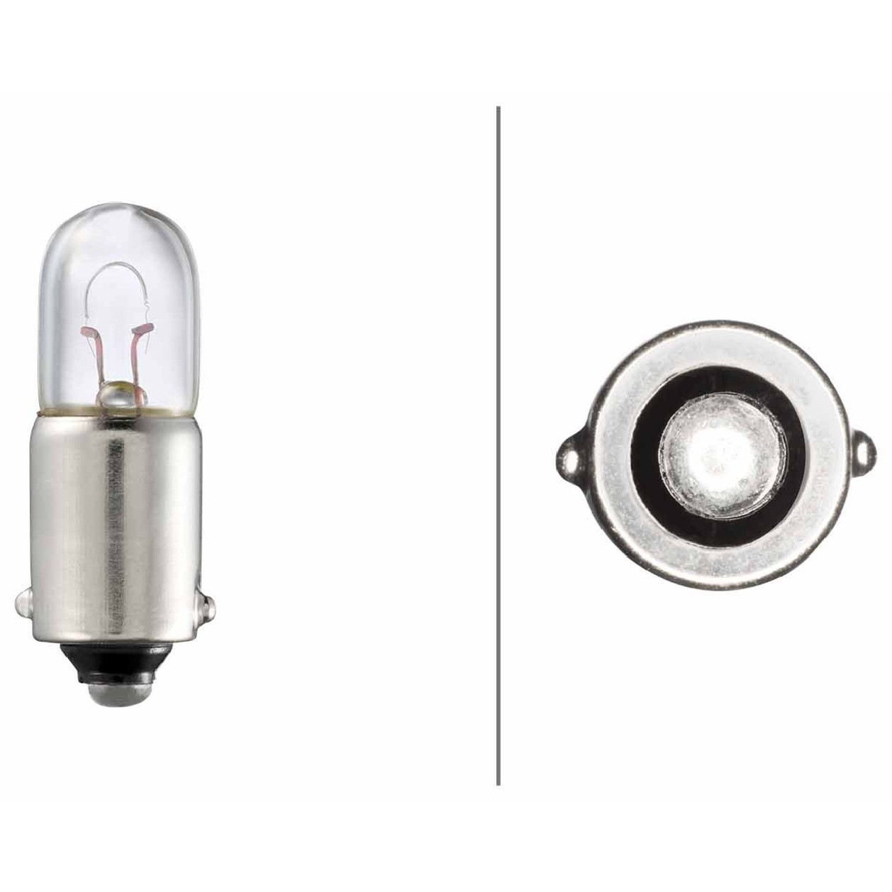 Kit 10 Lâmpadas Posição T4W 12V 4W BA9s - Hella - 3893