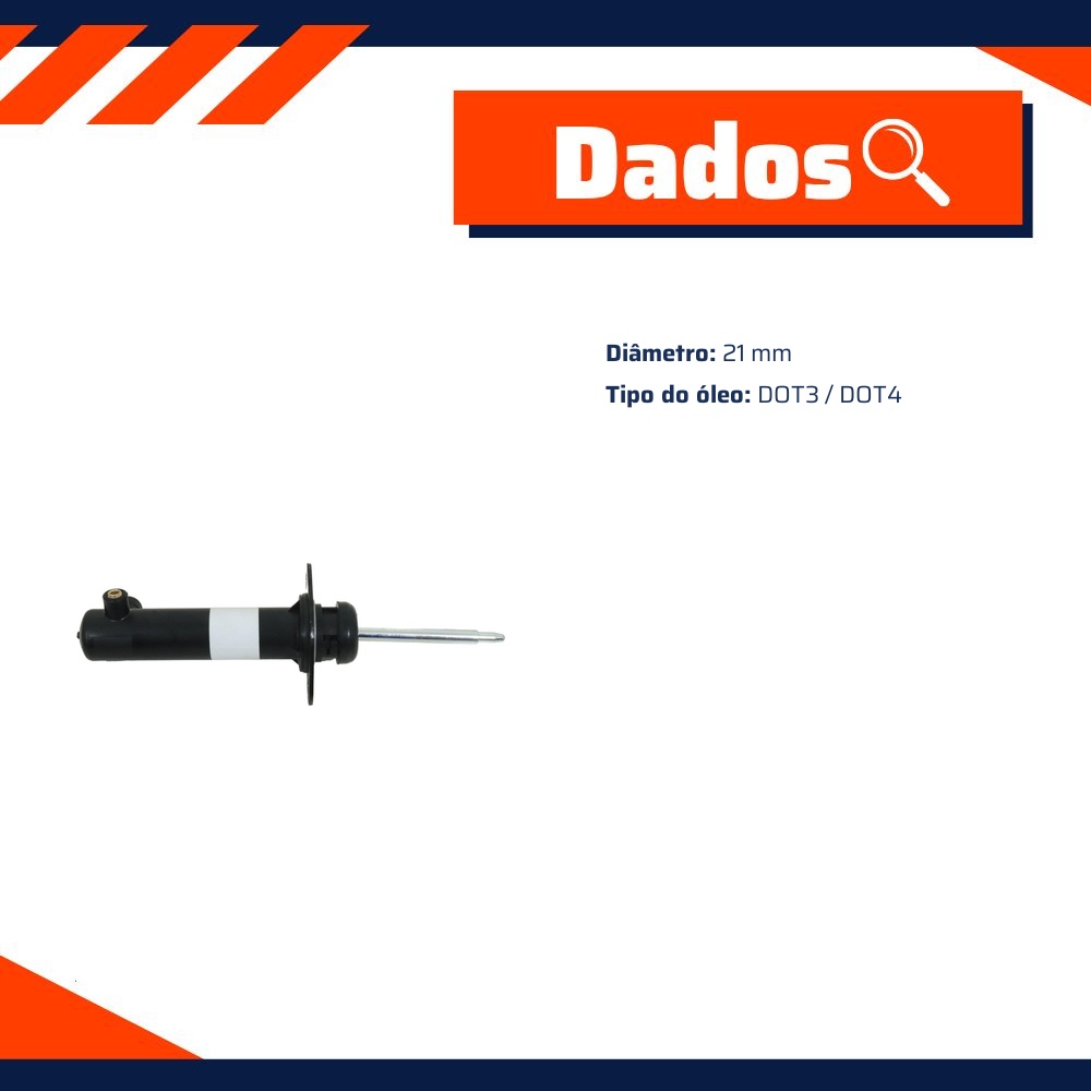 Cilindro Escravo DOT 3/4 - Valeo - 3100021