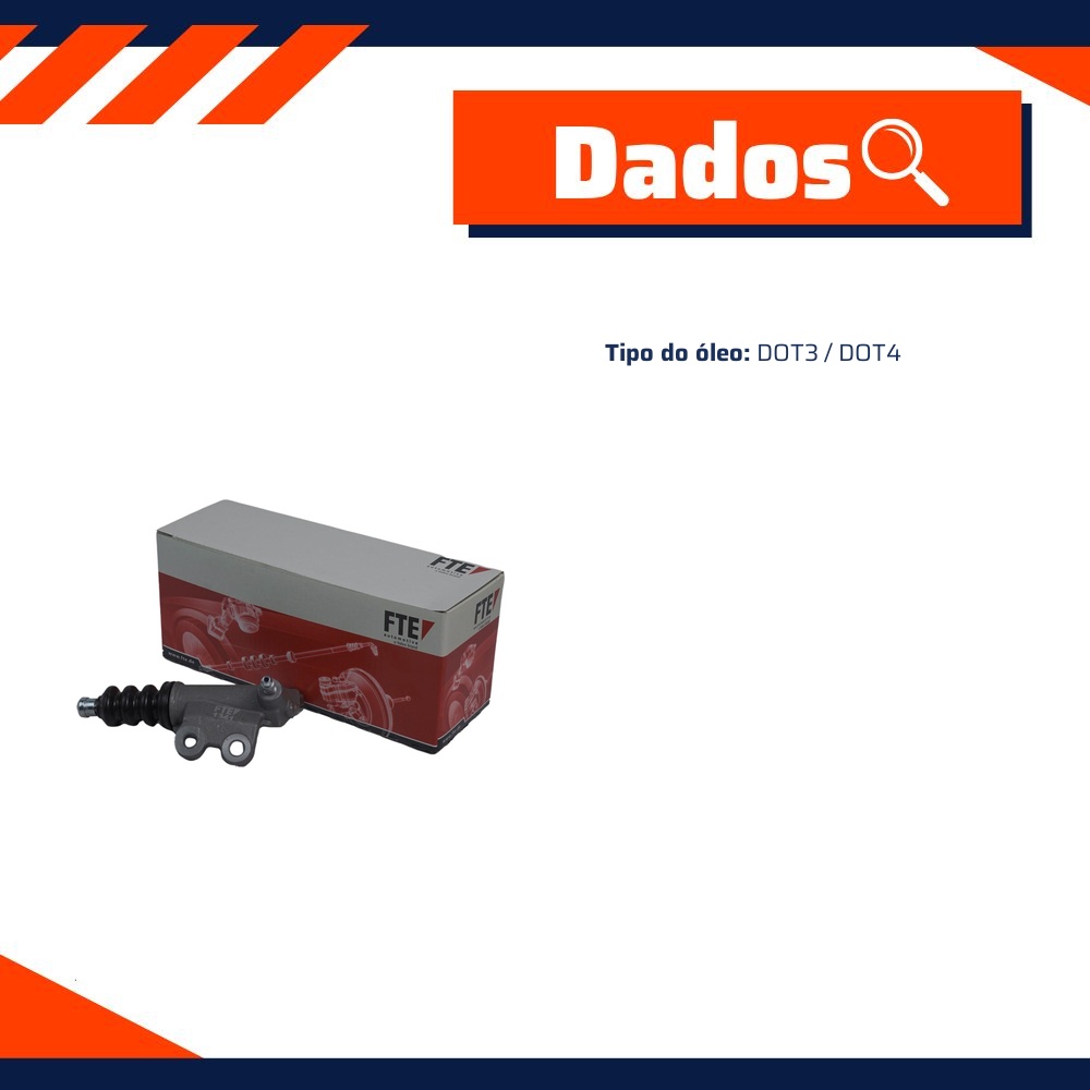 Cilindro Escravo DOT 3/4 - Valeo - 3104119
