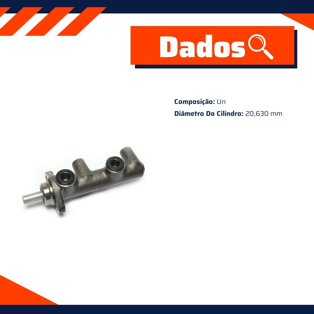 Cilindro Mestre de Freio para Chevrolet Monza e Monza Hatch - Controil - C-2012