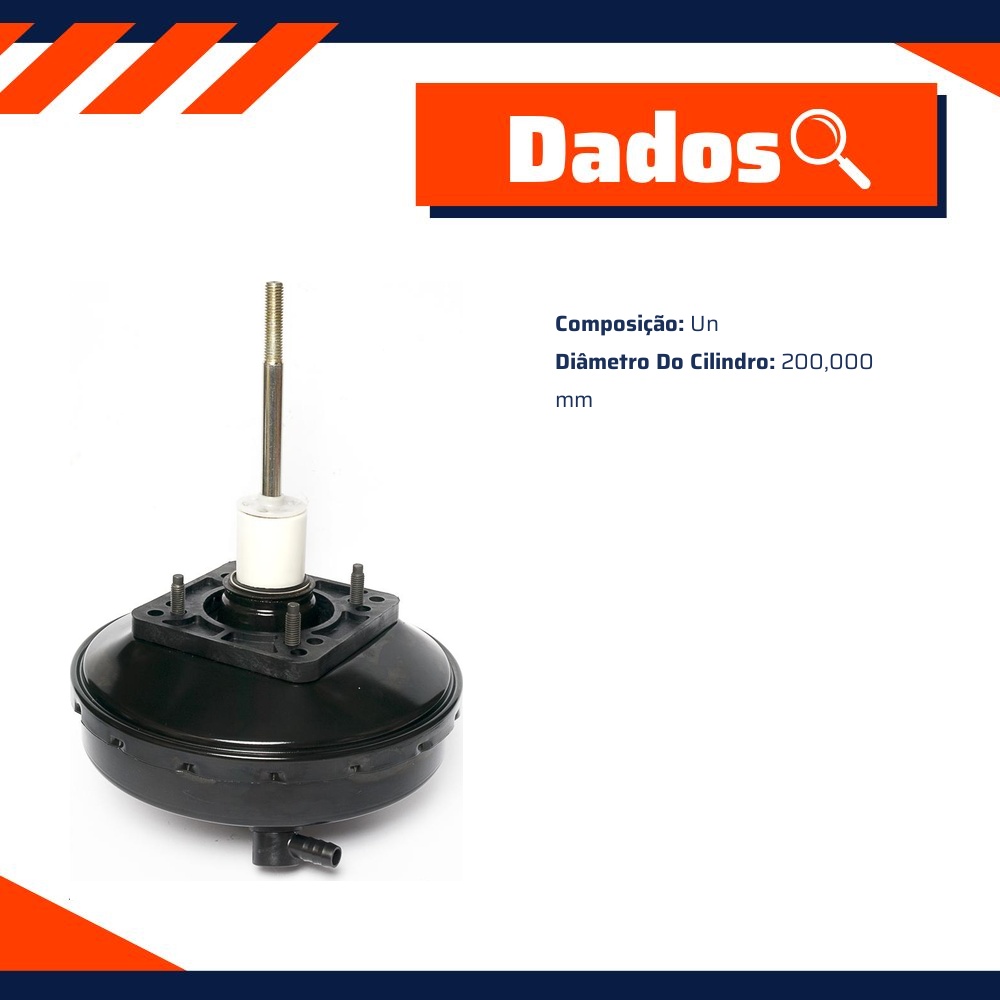 Servo Freio 200mm - Controil - C-5600