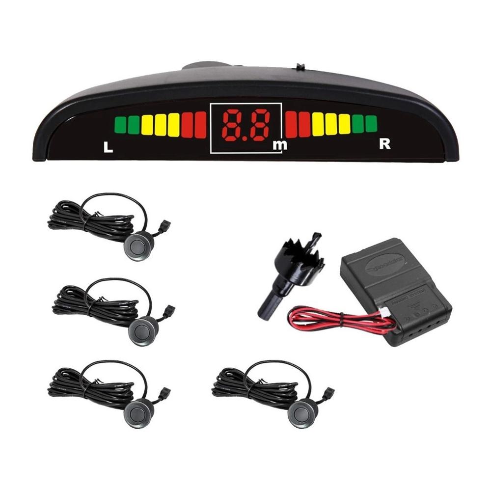 Kit Sensor de Estacionamento 4 Sensores - Roadstar - RS104BRB