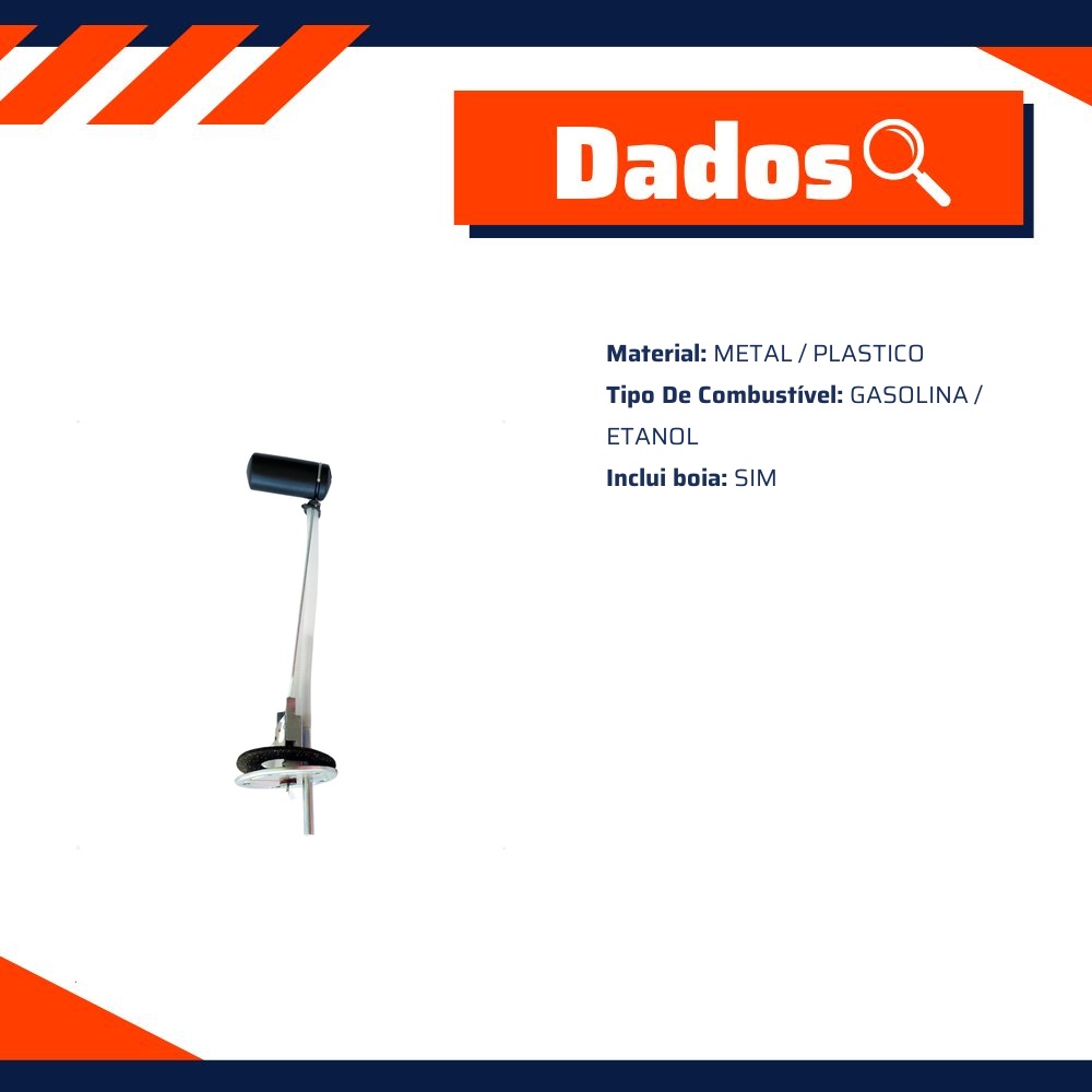 Medidor de Combustível para Chevrolet Caravan e Opala - Willtec - W80.140