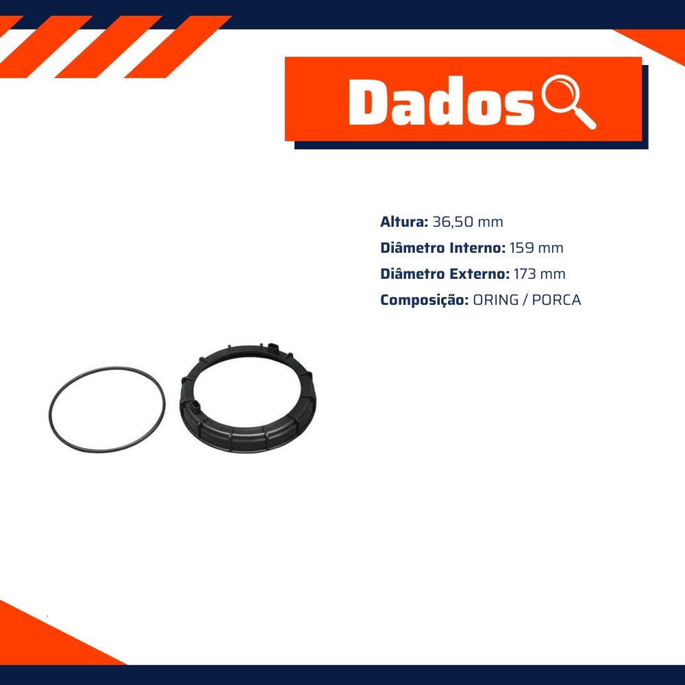 Trava do Medidor de Nível de Combustível - DSC - 4014 G