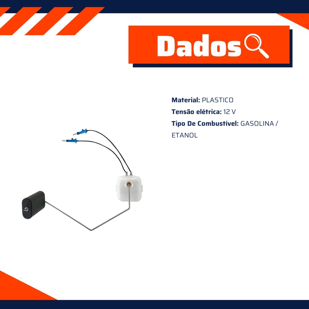 Sensor de Nível de Combustível 12V - TSA - T-010254