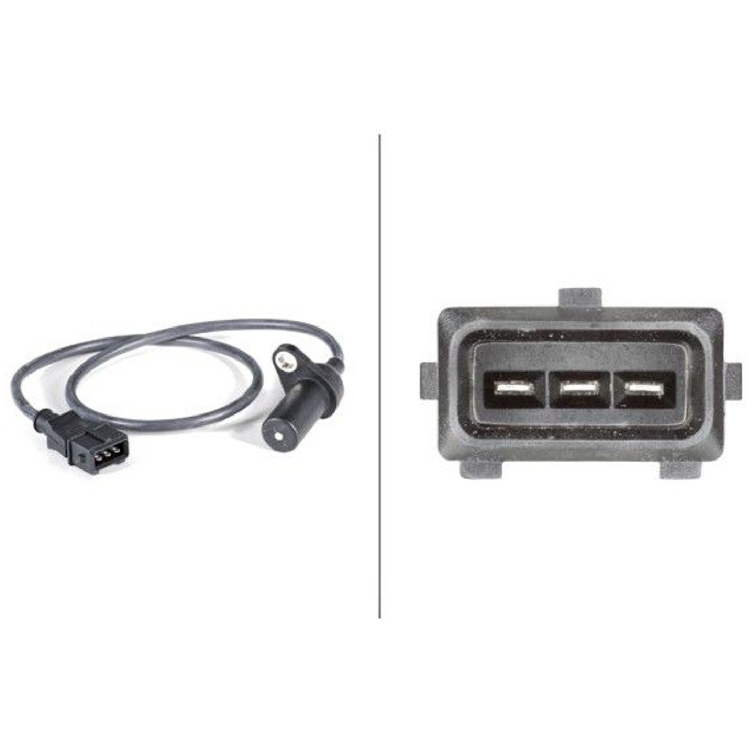 Sensor de Rotação Indutivo 3 Terminais 12V - Hella - 6PU 009 146-121