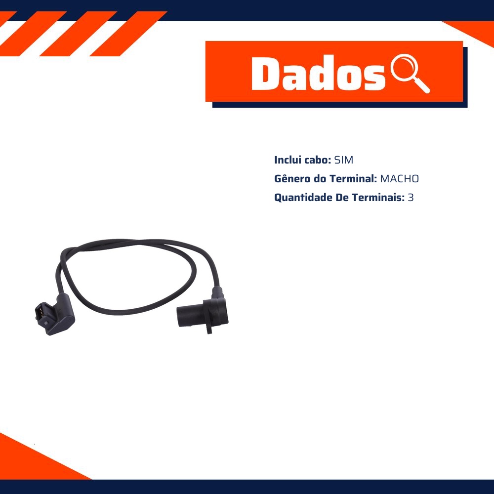 Sensor de Rotação 3 Terminais - Euro - 796066