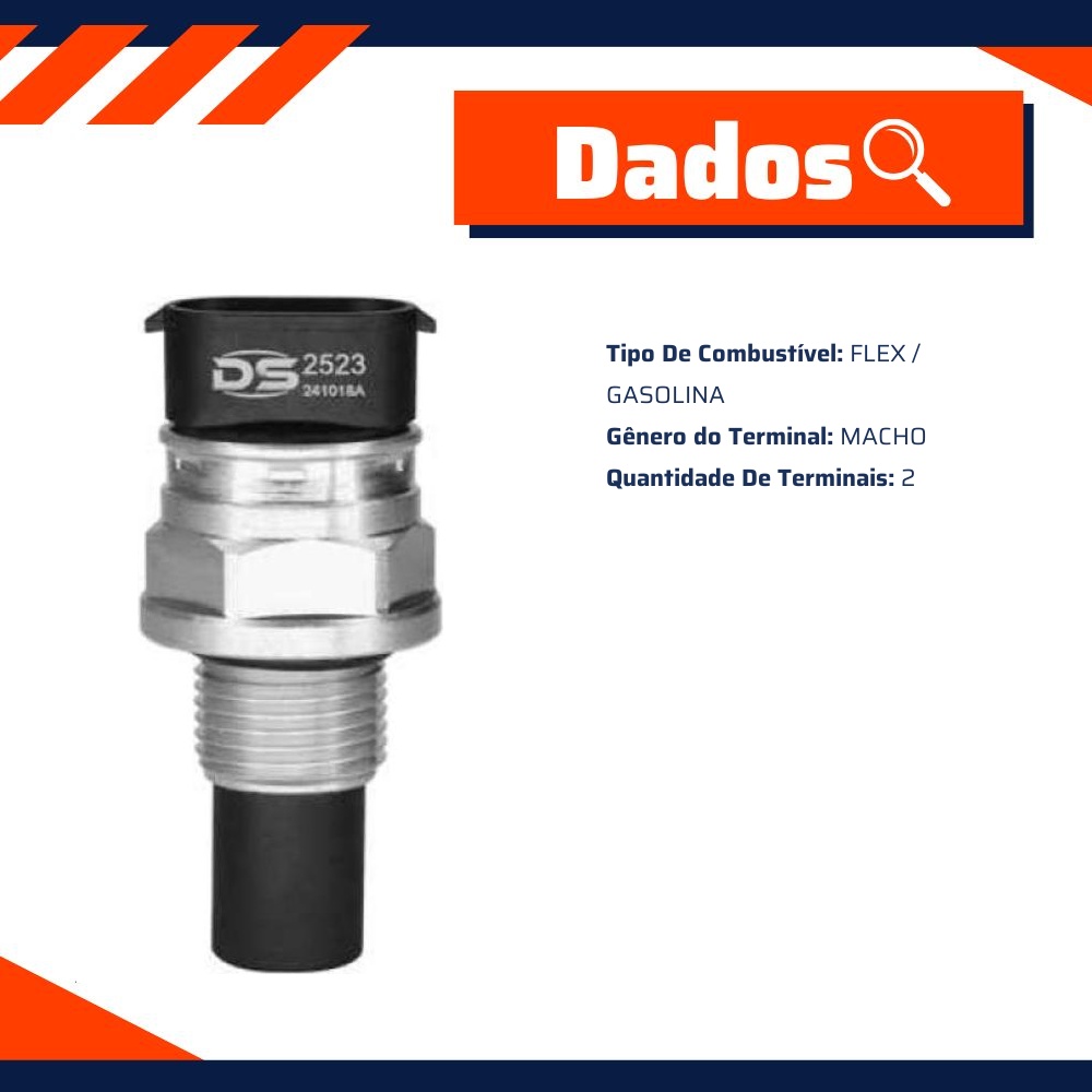 Sensor de velocidade 2 Terminais - DS - 2523