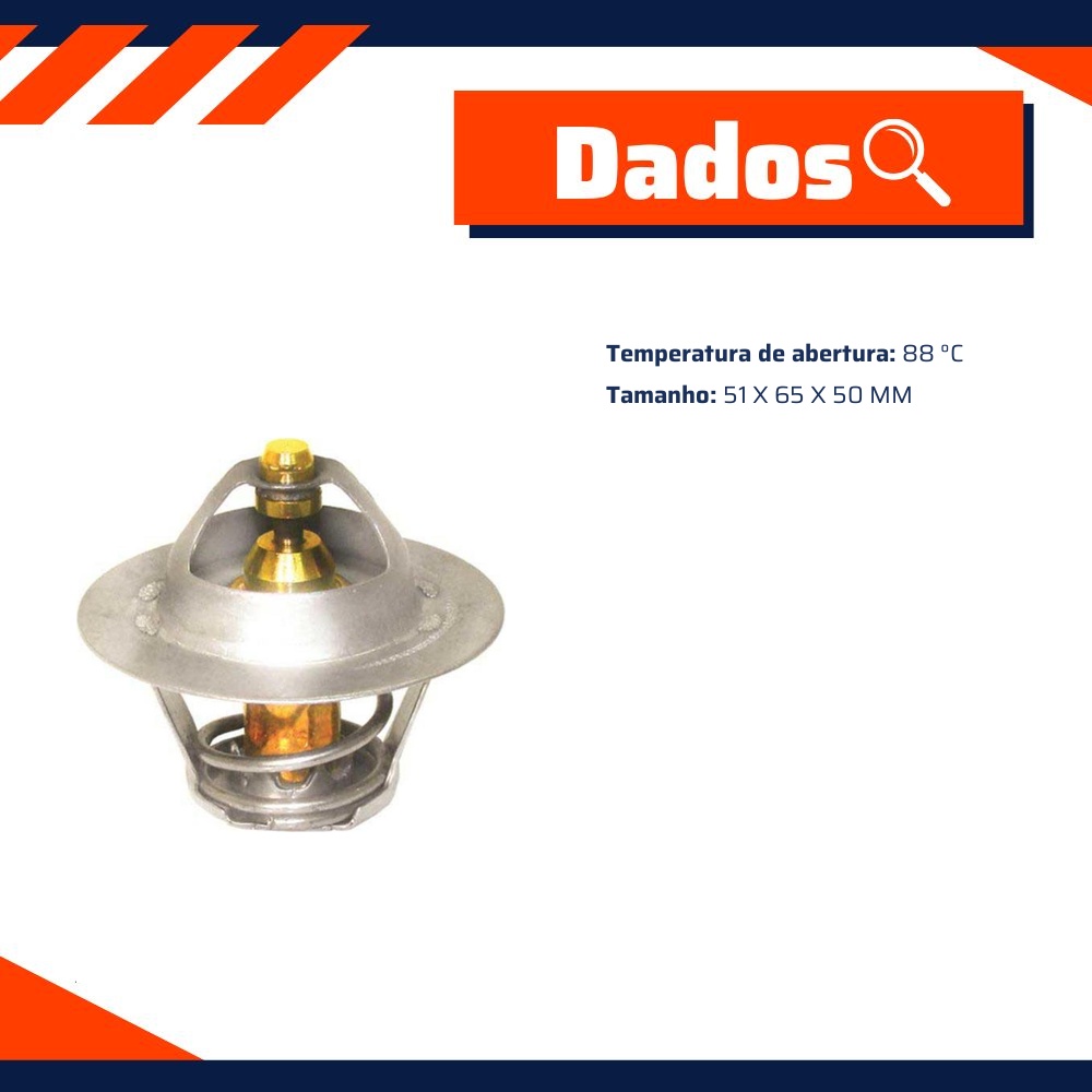 Válvula Termostática para Ford Explorer e Ranger - Valclei - 2246.88
