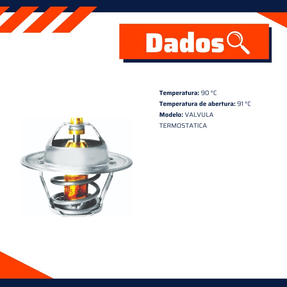 Válvula Termostática para Chevrolet Omega - Valclei - 5543.90