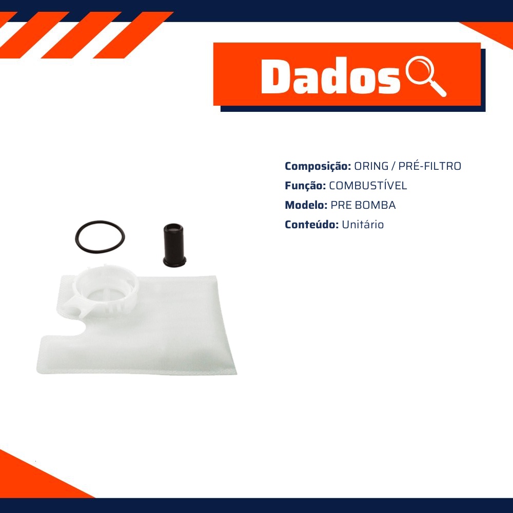 Pré-Filtro da Bomba de Combustível - DS - 1302