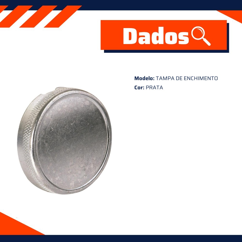 Tampa de Enchimento de Óleo para Chevrolet D-20 - TanClick - TC-1030-F