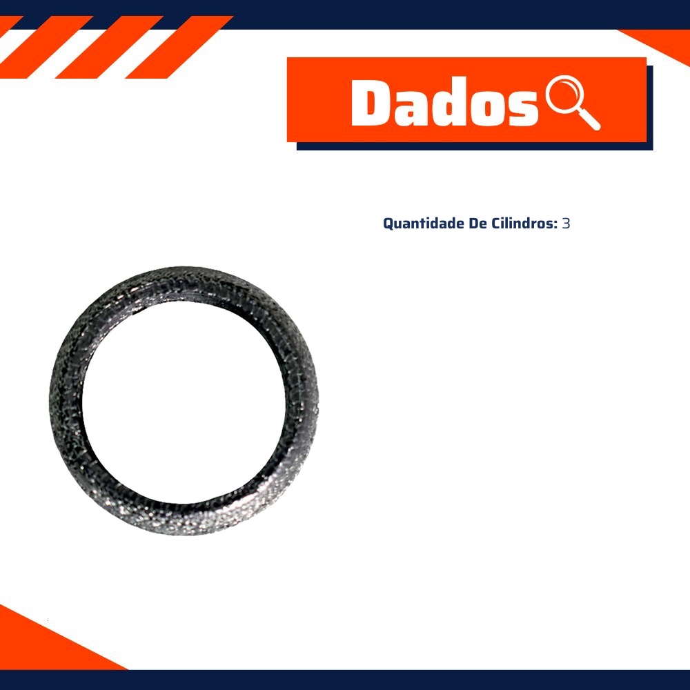 Junta da Saída do Escapamento para Renault Kwid - Taranto - 571218