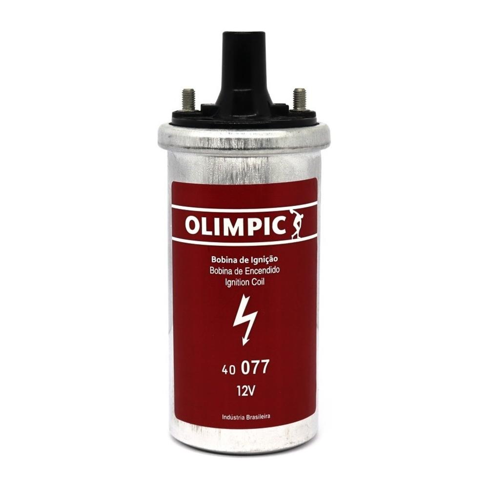 Bobina de Ignição 12V com Pino - Olimpic - 40 077