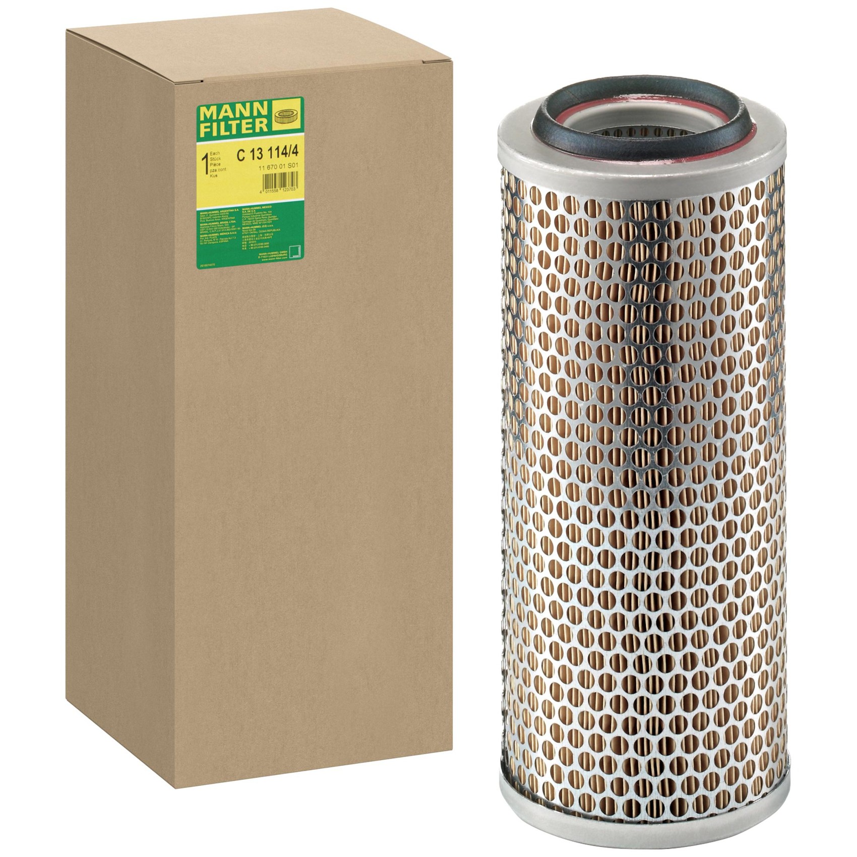 Filtro de Ar do Motor - Mann-Filter - C13114/4