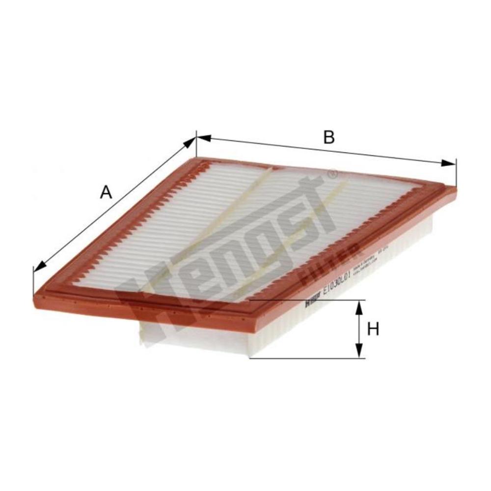 Filtro de Ar para Mercedes-Benz ML 320 e ML 350 - Hengst - E1030L01