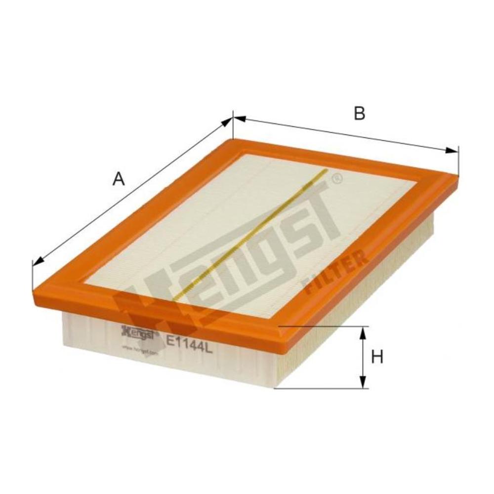 Filtro de Ar do Motor - Hengst - E1144L