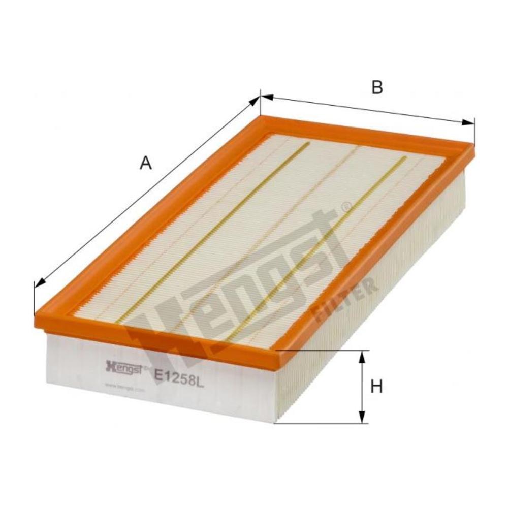 Filtro de Ar do Motor - Hengst - E1258L