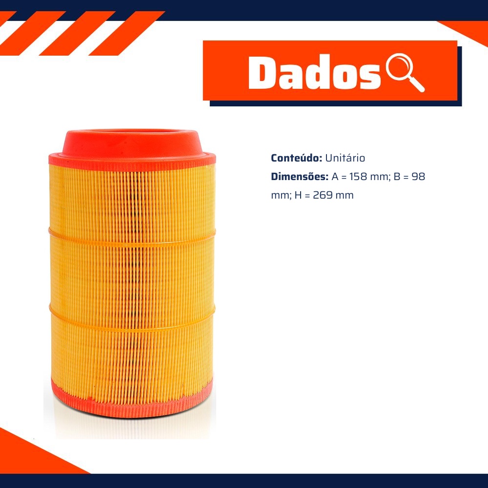 Filtro de Ar para Ford Ranger - Mann-Filter - C16244