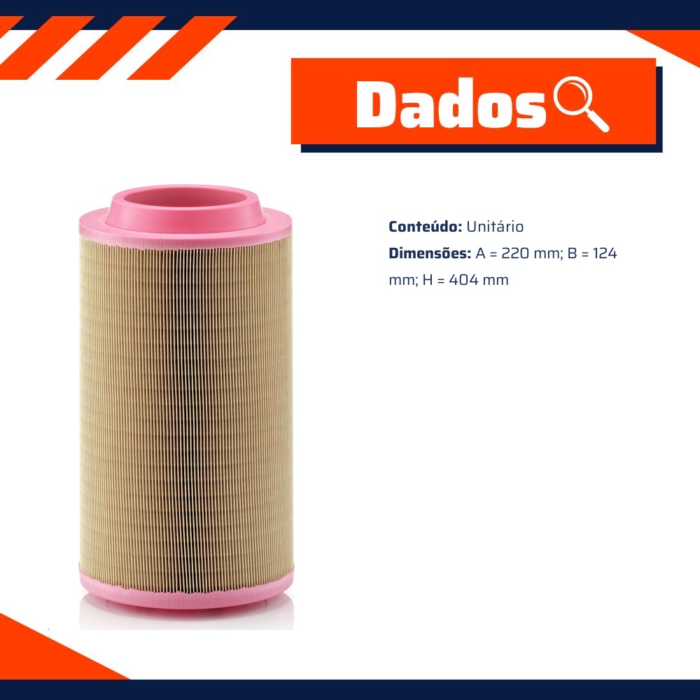 Filtro de Ar do Motor - Mann-Filter - C23610