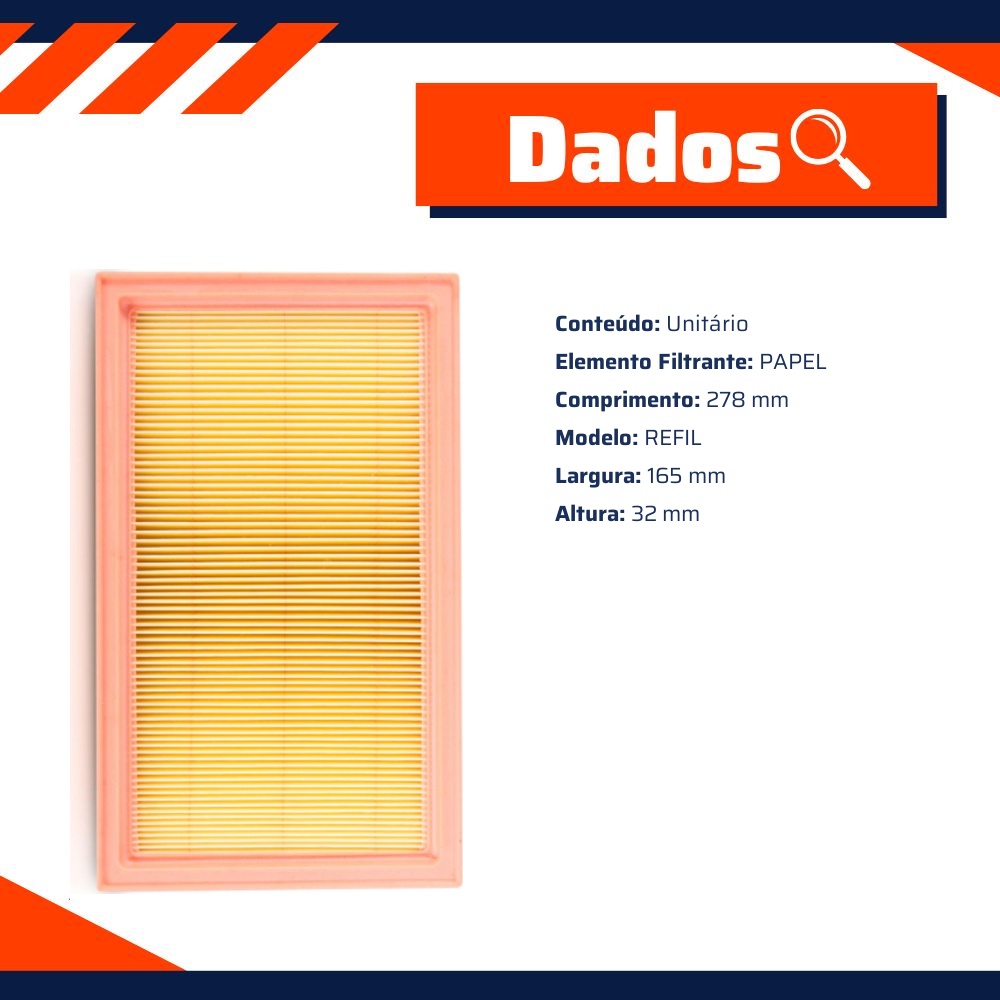 Filtro de Ar do Motor - Fram - CA4309