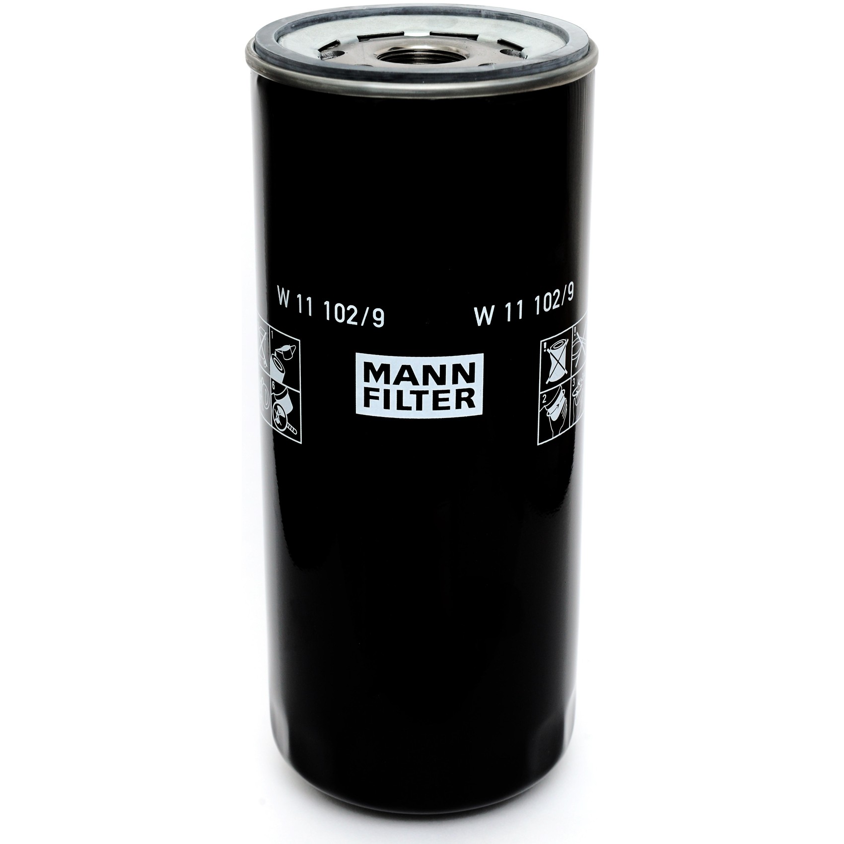 Filtro Blindado de Óleo Lubrificante para Ford Cargo 1415 - Mann-Filter - W11102/9