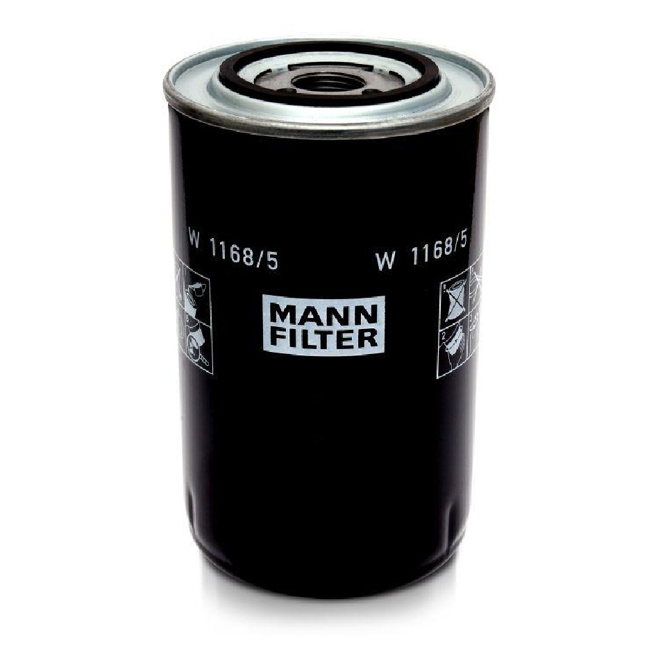 Filtro Blindado de Óleo Lubrificante - Mann-Filter - W1168/5