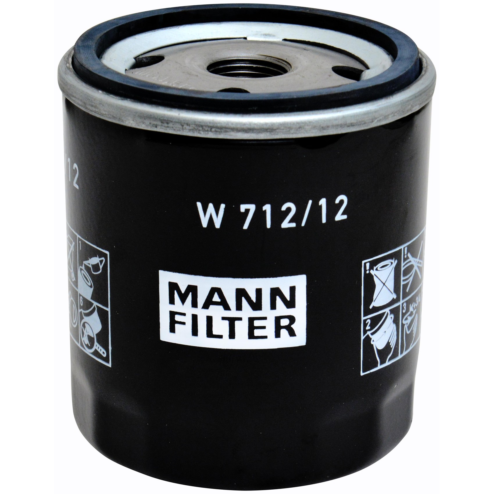 Filtro Blindado de Óleo Lubrificante - Mann-Filter - W712/12