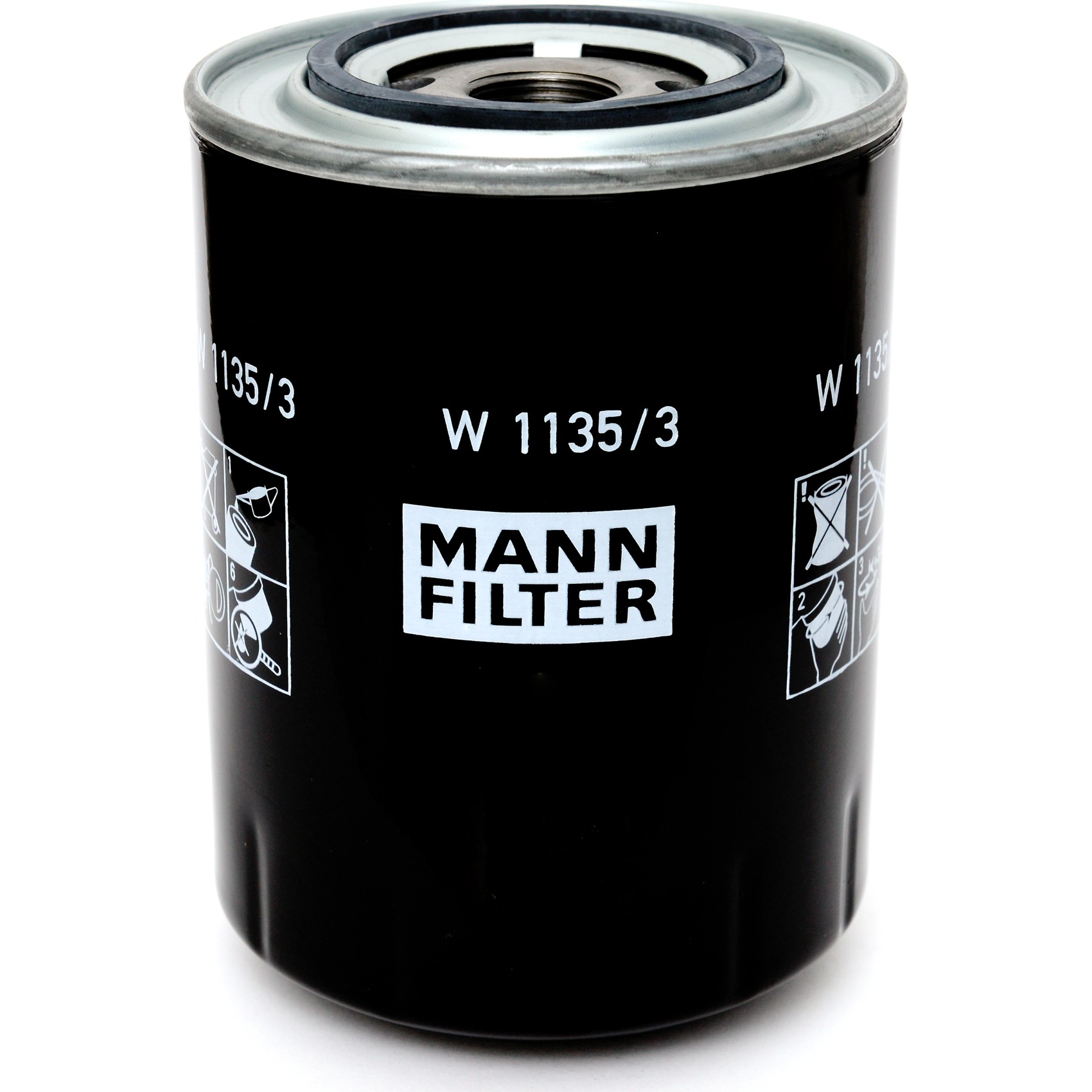 Filtro Blindado de Óleo Lubrificante - Mann-Filter - W1135/3