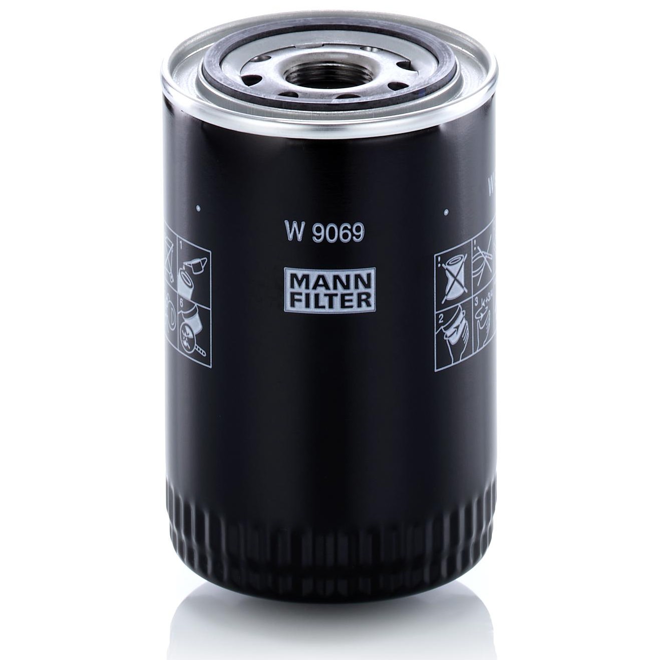 Filtro Blindado de Óleo Lubrificante para Mitsubishi L200 e Pajero - Mann-Filter - W9069
