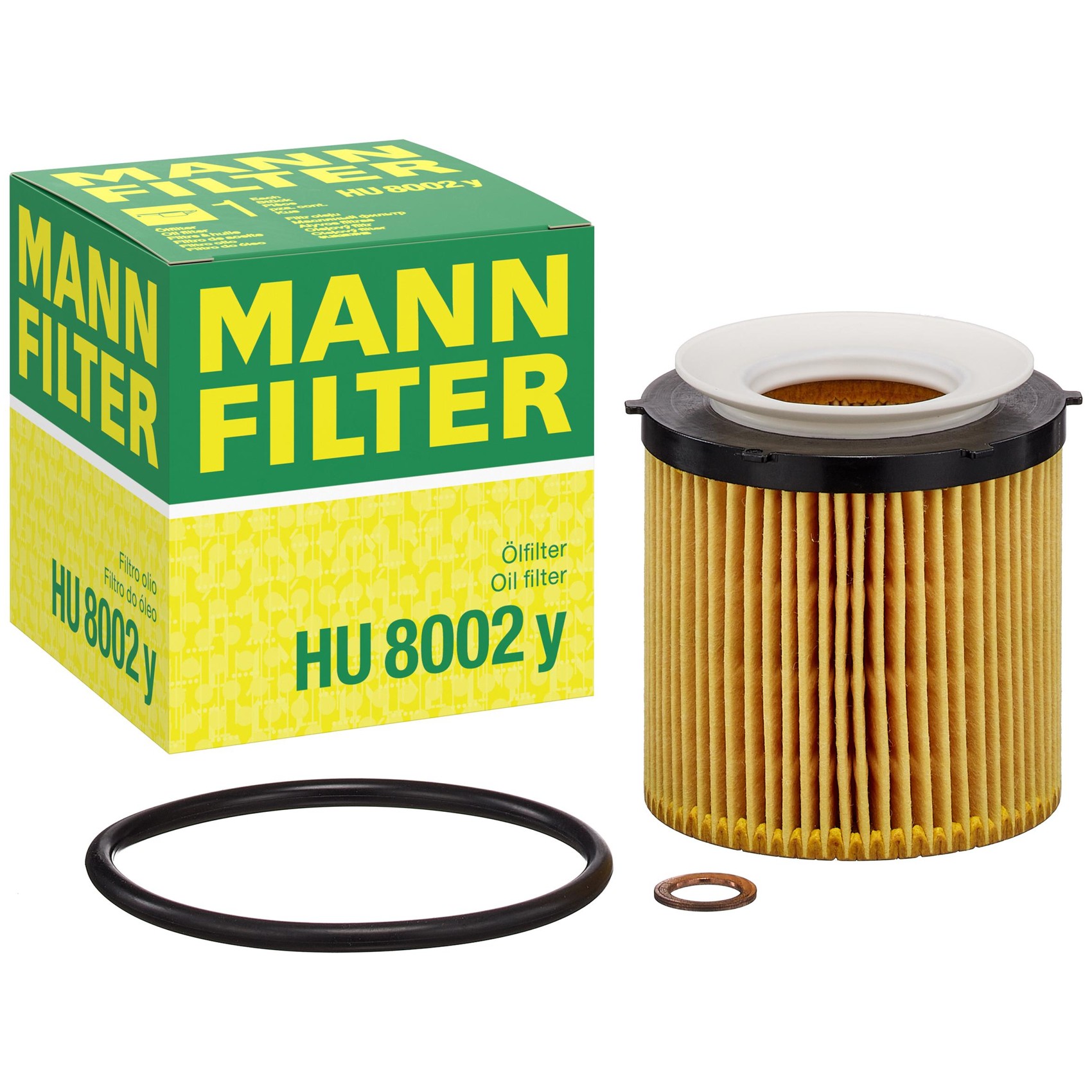 Filtro de Óleo Lubrificante - Mann-Filter - HU8002y